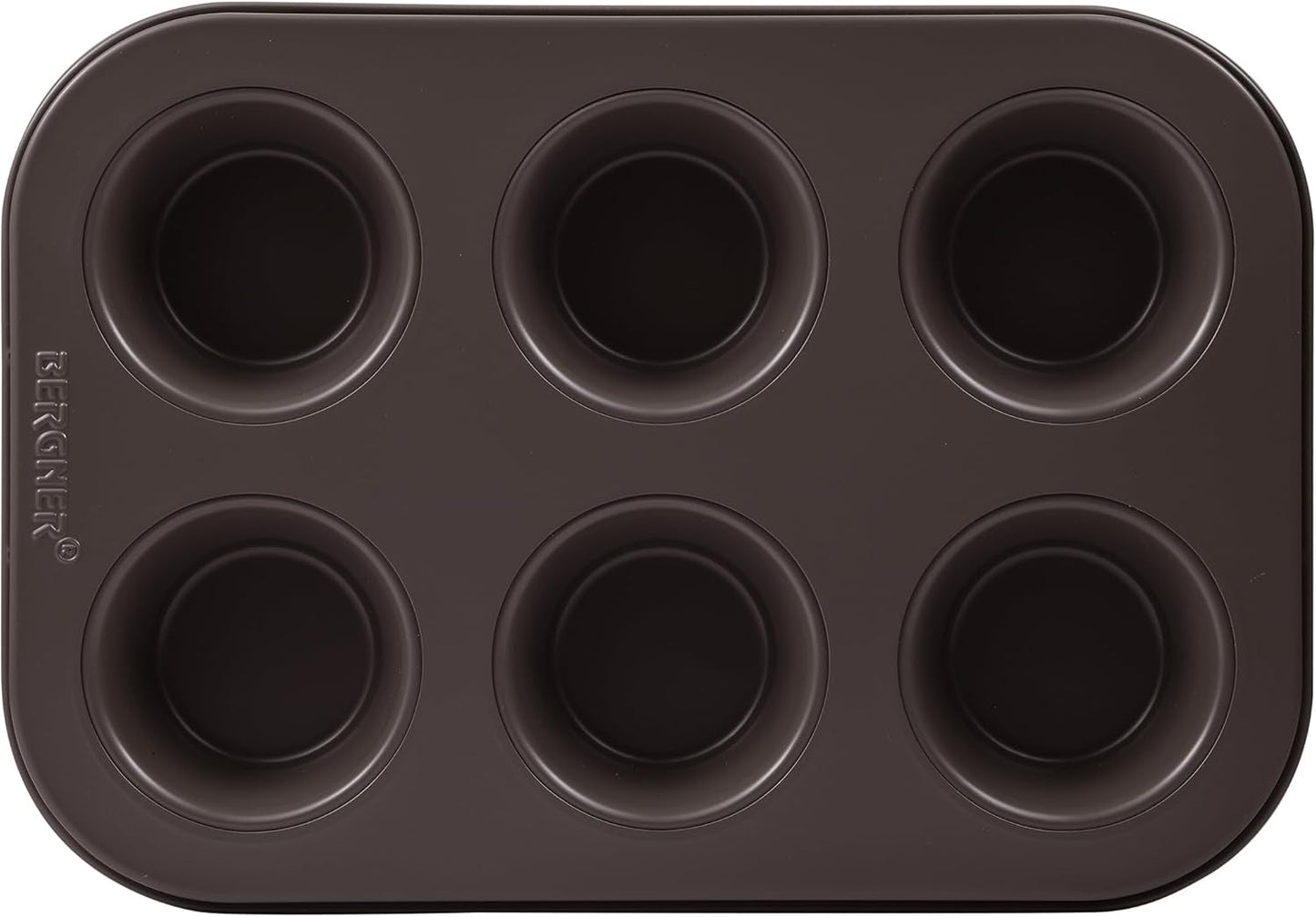BERGNER BAKING LOVERS - Set Von 2 X 6 Tazas Muffinformen - Kohlenstoffstahl Mit Ilag Essential, PFOA Frei, Leicht Zu Reinigen Moldes y bandejas para repostería Naty Shop