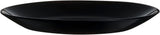Vajilla Arcopal Zelie de cristal negro, 12 piezas, 4 puestos, negro