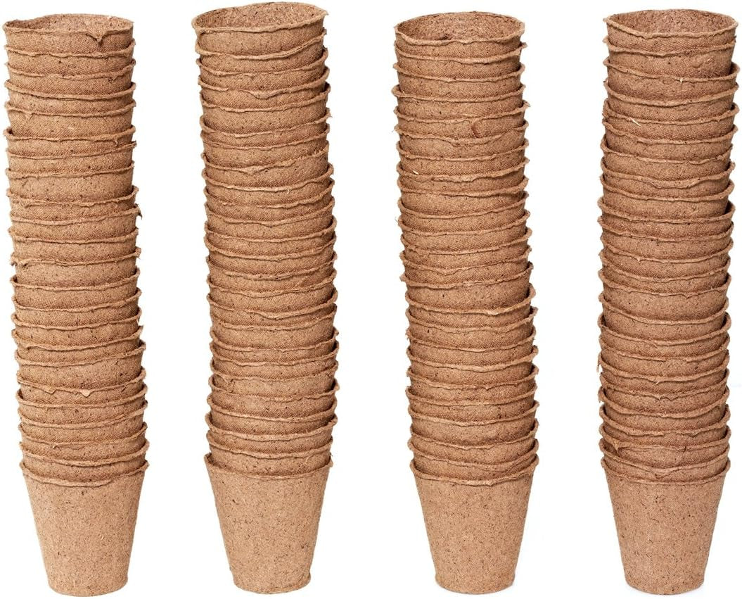 Macetas Dehner para plántulas, redondas, Ø 6 cm, 96 piezas, marrón