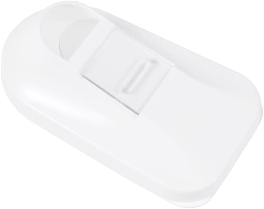 Caja vertedora keeeper para suministros secos, tapa dosificadora de ajuste continuo, plástico, 500 ml, 8 x 4,5 x 15 cm, Paola, blanco Cajas de almacenamiento de alimentos Naty Shop