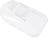 Caja vertedora keeeper para suministros secos, tapa dosificadora de ajuste continuo, plástico, 500 ml, 8 x 4,5 x 15 cm, Paola, blanco Cajas de almacenamiento de alimentos Naty Shop