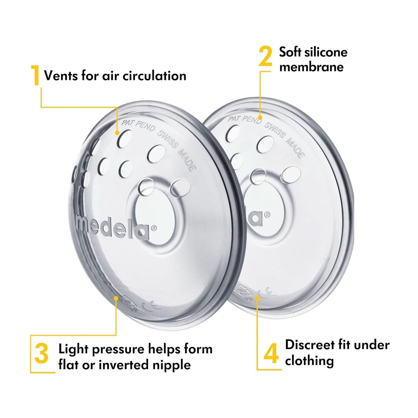 Moldeador de pezones Medela - Sin BPA - Talla única Alimentación y Accesorios Lactancia Bebe Naty Shop