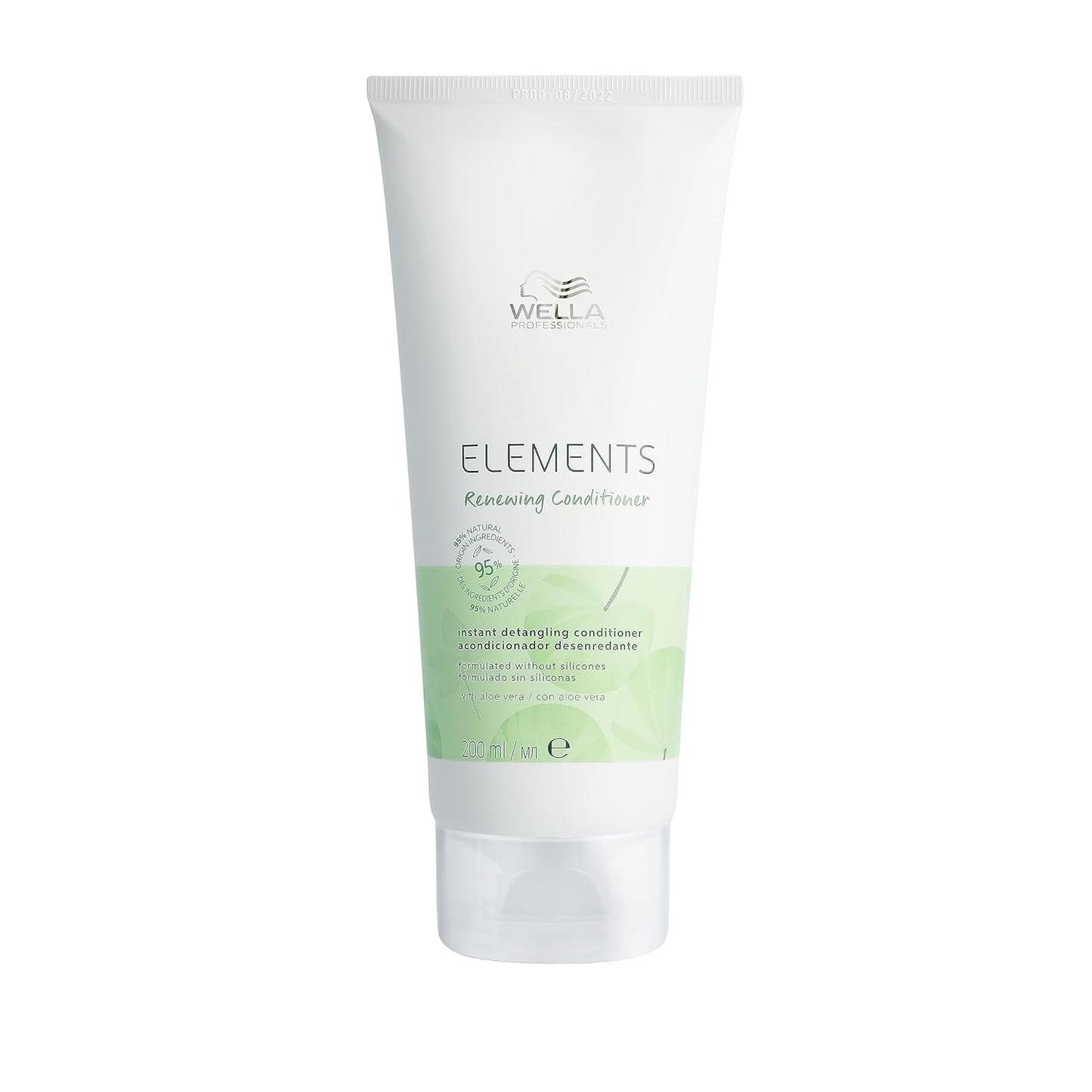 Wella Professionals Elements - cuidado natural para cabello seco, dañado y cuero cabelludo sensible - acondicionador sin aclarado, mascarilla y spray con antioxidantes y esencia de oliva Naty Shop Conditioner Hair Mask 200ml