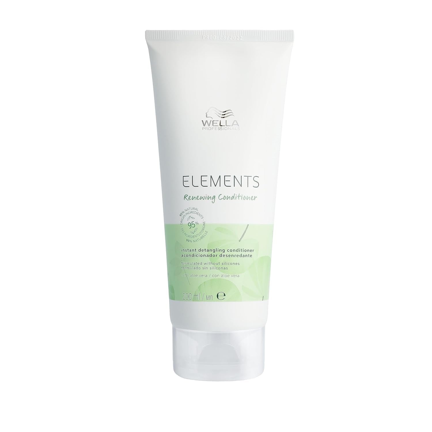 Wella Professionals Elements - cuidado natural para cabello seco, dañado y cuero cabelludo sensible - acondicionador sin aclarado, mascarilla y spray con antioxidantes y esencia de oliva Naty Shop Conditioner Hair Mask 200ml