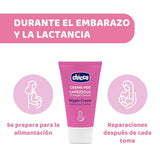 Chicco Brustwarzencreme, Bereitet Die Brustwarze Auf Das Stillen Vor, Nährend, Parfümfrei Und Sicher Für Kinder, Hinterlässt Keine Flecken Auf Dem Gewebe Accesorios Alimentación y Lactancia Bebe Naty Shop