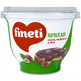 Fineti, Crema con cacao, avellanas y leche 200g Glaseado y Decoración Naty Shop 200 gramos