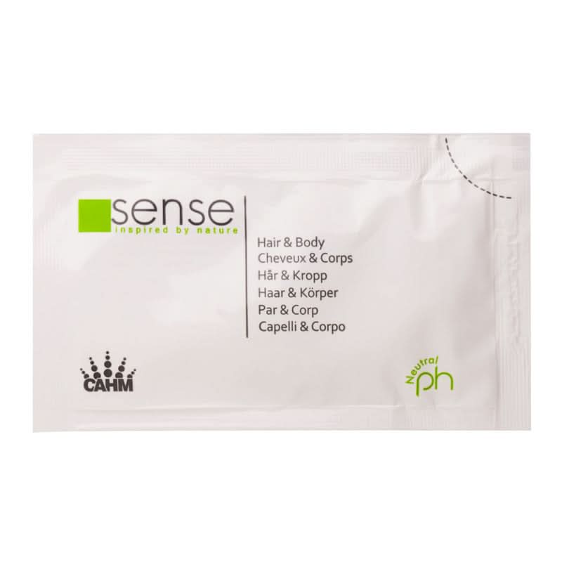 Champú y gel de ducha de hotel Sense 2 en 1: champú y gel de ducha - 10ml Naty Shop Hotel Cosmetics