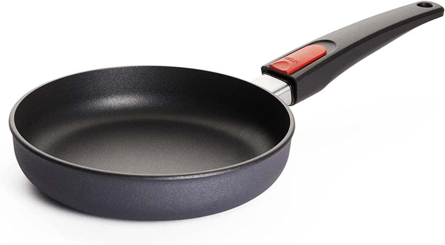 Sartén Plana Woll Diamond Lite - Inducción -, Ø 20 Cm, 5 Cm de altura, Con asa extraíble - Apta para todo tipo de fuegos, Aluminio fundido, Recubrimiento Antiadherente Naty Shop Ollas y Sartenes Ø 20 Cm