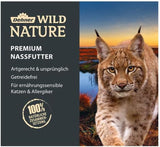 Dehner Wild Nature Katzenfutter Unterholz, Nassfutter getreidefrei / zuckerfrei, für ältere Katzen, Wildschwein, dosis de 6 x 400 g, (2,4 kg)