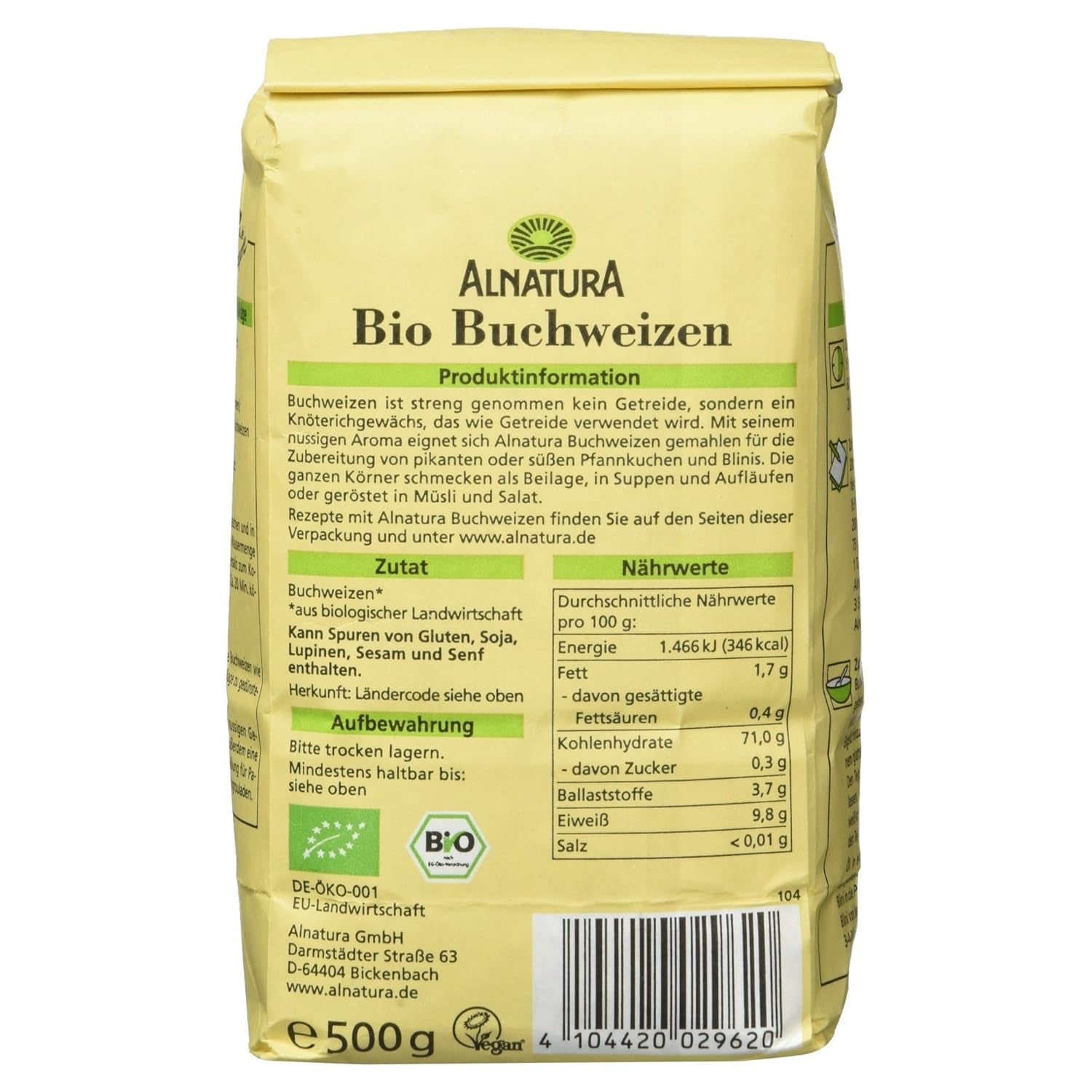 Alforfón orgánico, 500g
