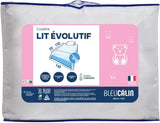 Edredón infantil Bleu Câlin 140X(150+50) Cm Especial para camas infantiles, edredón templado ampliable hasta 140X200 Cm, lavable a 95°, blanco Edredones y edredones Naty Shop Unique Manta extensible para cuna - 140 X (150+50 Cm).