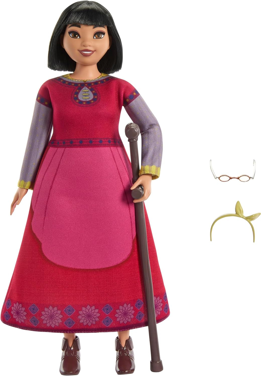 Mattel Disney Wish Dahlia of Rosas Muñeca y accesorios, muñeca de moda articulada, HPX24