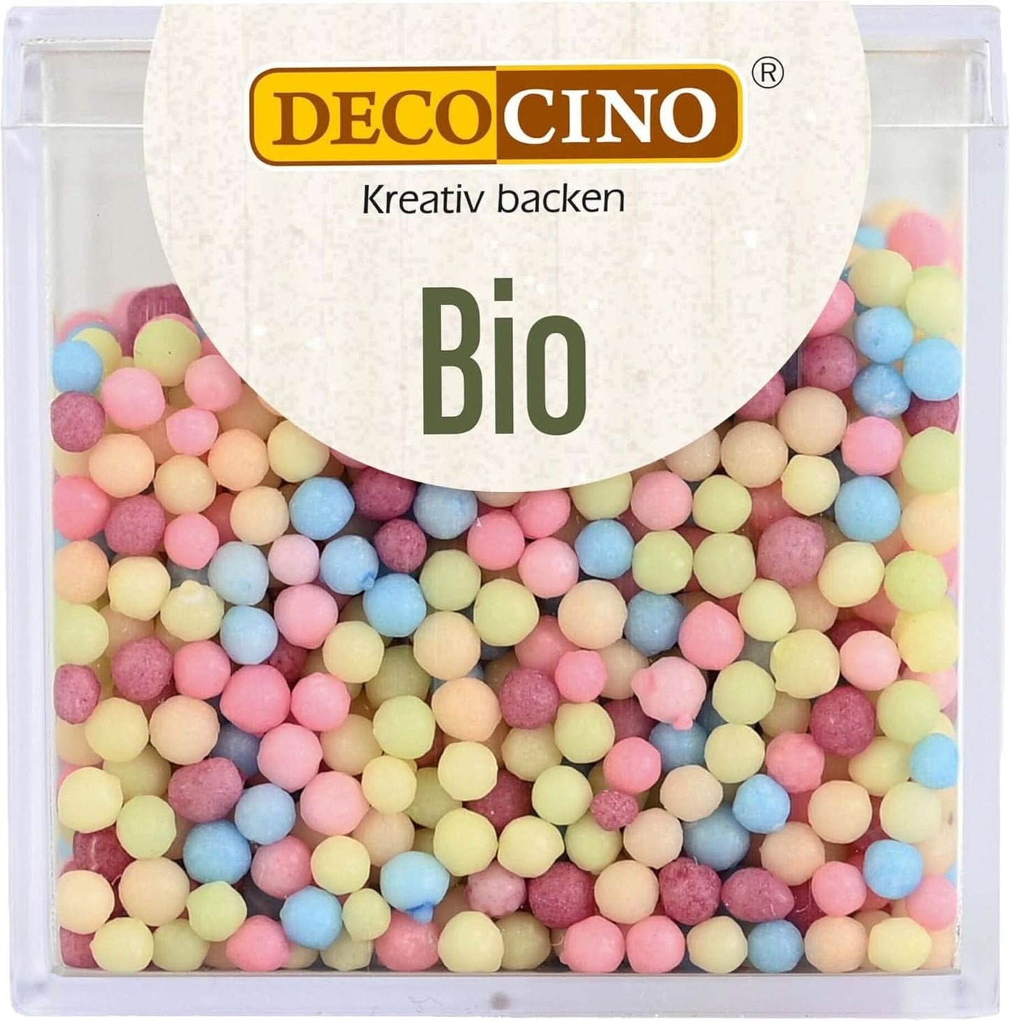 DECOCINO Perlas Sprinkle Orgánicas - 60 gramos - Sprinkles de dextrosa orgánica Sprinkles Naty Shop
