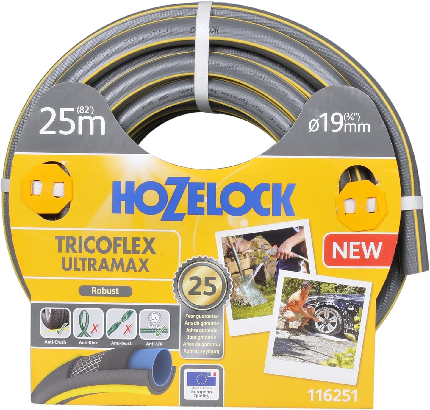 Manguera Hozelock Tricoflex Ultramax 25 m (diámetro 12,5 mm)