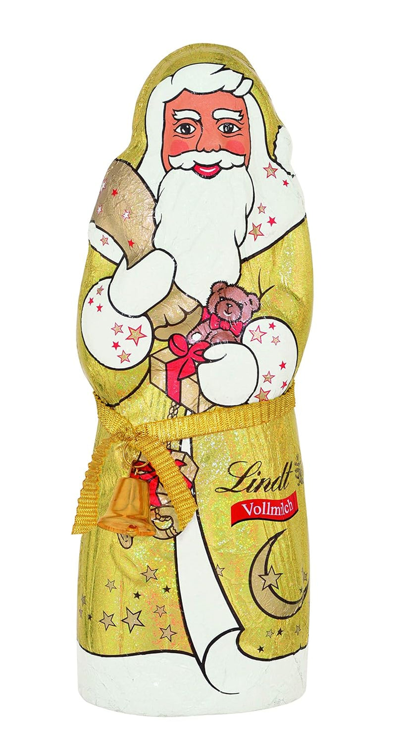 Lindt Santa Glamour, chocolate con leche, nuevo diseño, 1 paquete (18 x 125 g)