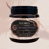VEGAIROA - No Yellow Plex Mask - Mascarilla neutralizante para tonos amarillos y naranjas - Cuidado hidratante - Pigmento morado - Producto profesional vegano para el cabello - 275 g Mascarilla capilar Naty Shop