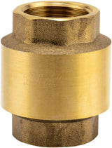 Válvula intermedia de latón Gardena: válvula unidireccional de latón macizo, rosca de 42 mm (G 1 1/4 pulgadas) para conexión a bombas (7232-20)