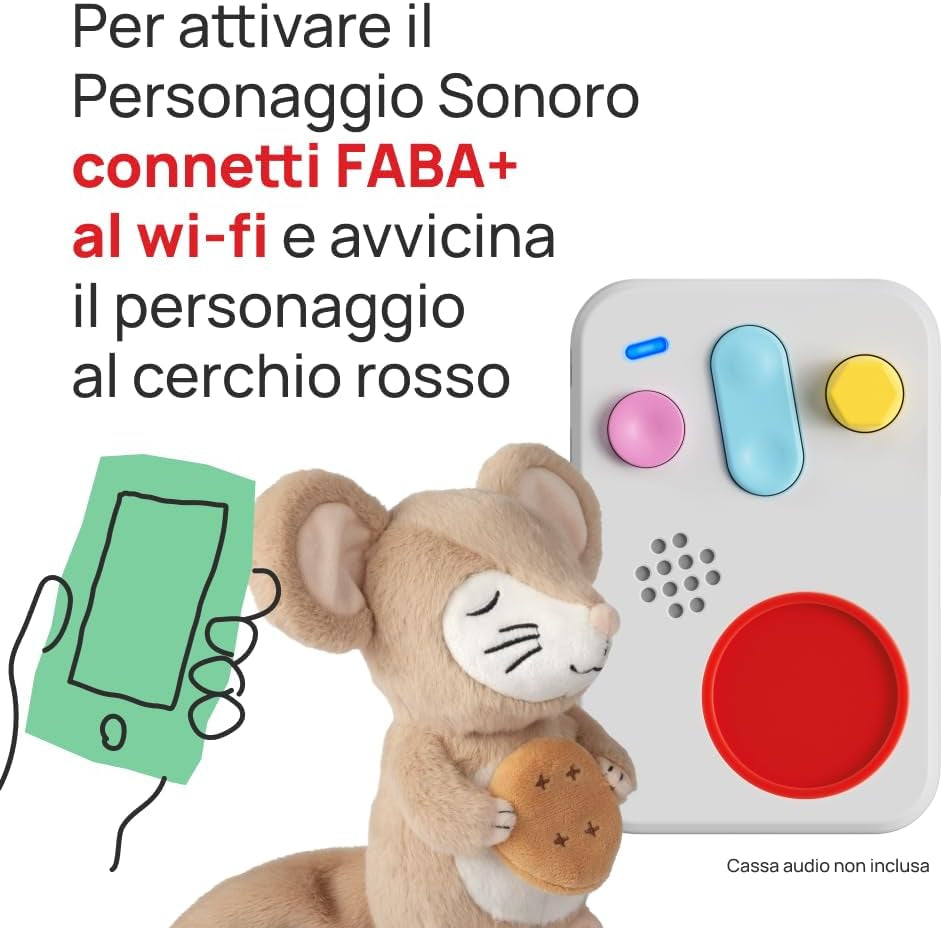 Peluche - ¡Tutti a Nanna con Oscar! - Cuentos y cuentos sonoros para niños a partir de 10 meses - Para escuchar con cuentos, versión italiana Jucarii Bebe Naty Shop
