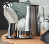 SET DE LECHE Y AZÚCAR Set de leche y azúcar de acero inoxidable pulido de alta calidad alfi, diseño elegante, apto para lavavajillas, duradero