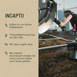 Incapto Spezialitäten-Kaffeebohnen | Colombiano de Origen Único | Espresso 100% Arábica | Café de Especialidad 84 Puntos SCA | Geröstete Bohnenkaffee tradicional | Plantaje Huila, Cadefihuila, 1kg
