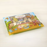Pequeños Amigos de Pascua con Chocolate | 2 x 100 g y Decoración de Chocolate Mini Huevos con Leche Alpina | 2 sobres de 180 g | Huevos de chocolate con leche premium, empaquetados de forma alegre y colorida, en cuatro colores para Pascua