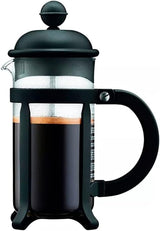 Bodum 1908-01 Cafetera Java, 8 tazas, 1 L, multicapa, negro, 10,6 x 16,3 x 24,5 cm, 6 piezas