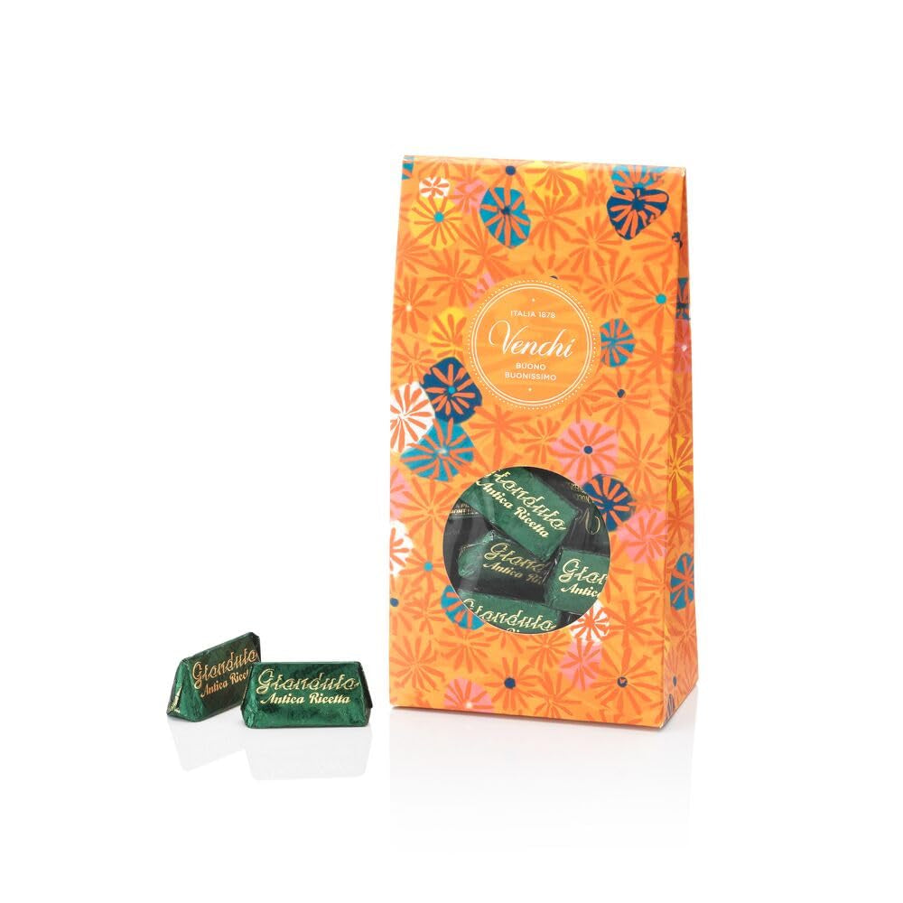 Venchi – Colección Murrine – Caja regalo de chocolate Gianduiotto Antica Ricetta, 300 g – Con IGP Avellanas del Bosque Piamonte – Idea de regalo – Sin gluten