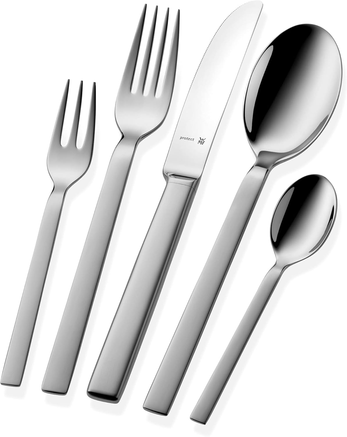 Juego de cubiertos WMF Lyric plus de acero inoxidable para 6 personas, 30 o 66 piezas Cocina Naty Shop