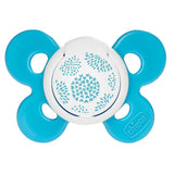 Chicco Chupete PhysioForma Comfort 6-16 meses, 1 pieza, chupete con tetina de silicona, favorece la respiración fisiológica y favorece el correcto desarrollo bucal, azul