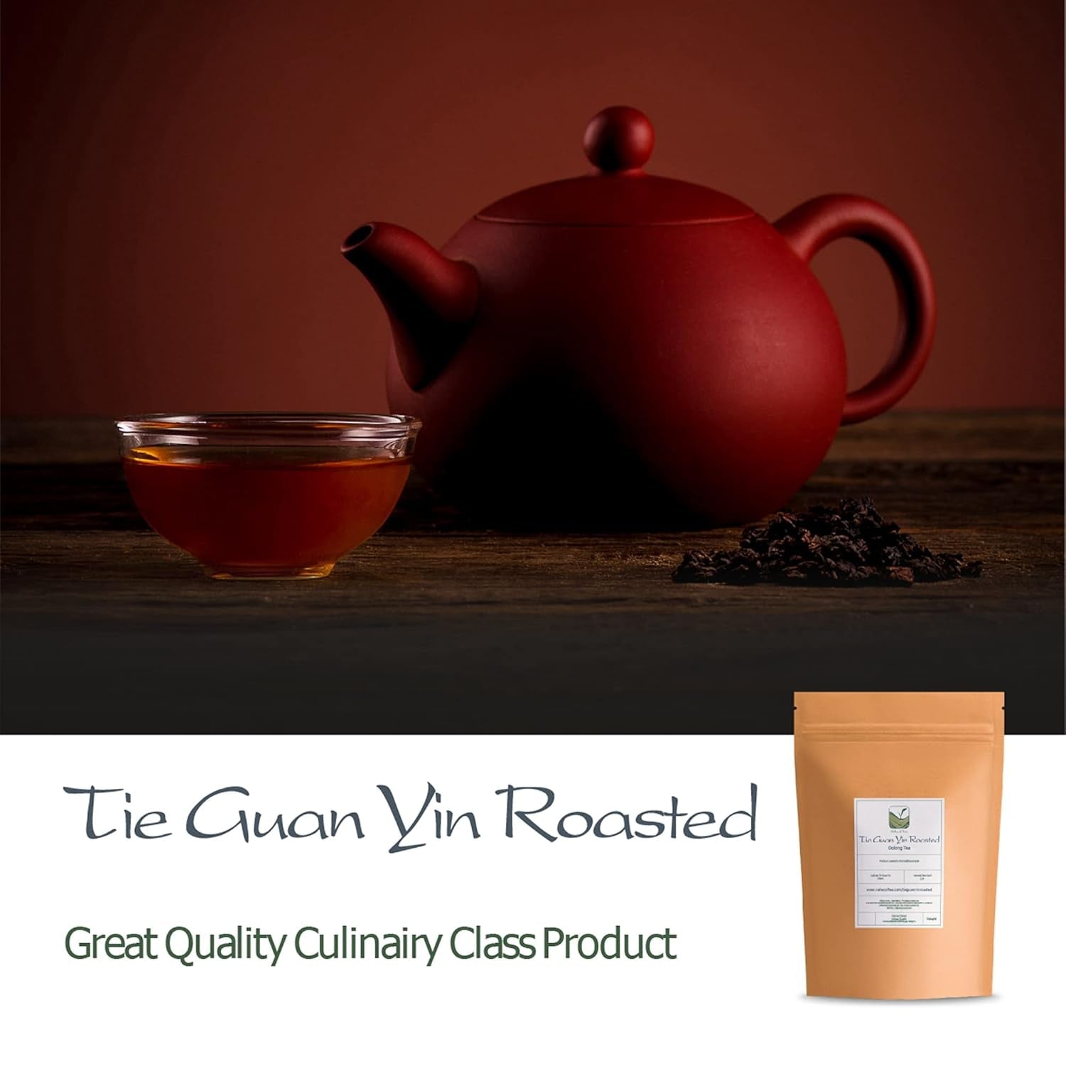 Té Tie Guan Yin Oolong - Té azul tostado Ti Kuan Yin China - Té chino Wu Long Tieguanyin - Té azul Té Olongh Té Olongo