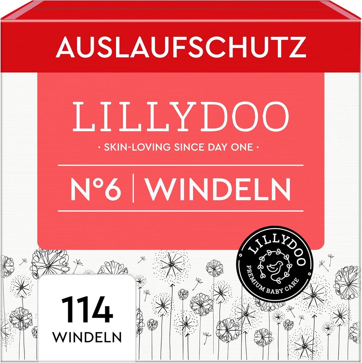 LILLYDOO Pañales para Bebé Respetuosos con la Piel - Tamaño 3 (6-10 kg), 29 Piezas, Protección Confiable contra Fugas, Suaves, Sin Fragancia y Sin Loción para Pieles Sensibles, Dermatológicamente Probados