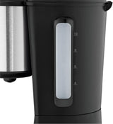Cafetera espresso WMF Bueno con jarra de cristal, café filtrado, 10 tazas, botón encendido/apagado, sistema antigoteo, filtro oscilante, parada automática, placa calefactora, 1000W