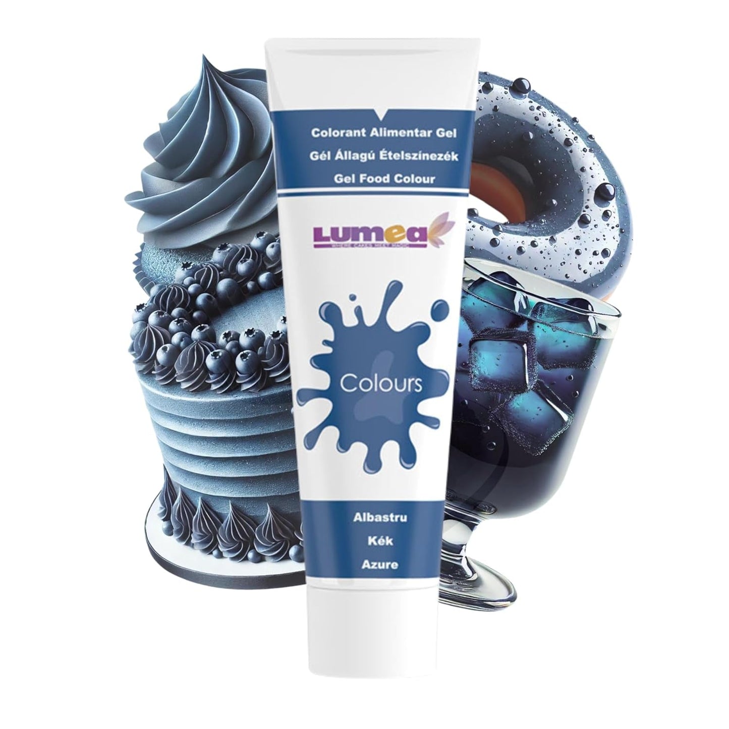 Dekozauber 24 Colorante alimentario rojo, gel, 30 g, vegano, sin azúcar, altamente concentrado, colorante alimentario rojo para fondant, crema de mantequilla, bebidas y más