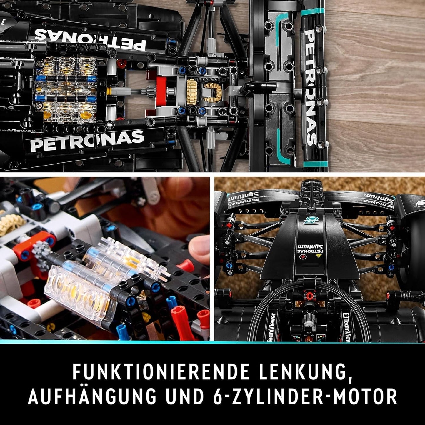 LEGO Technic Mercedes-Amg F1 W14 E Set de rendimiento para adultos, coche de carreras a escala, coleccionables para el hogar o la oficina, regalos de Fórmula 1 para hombres y mujeres 42171 Juegos de construcción Besuche den LEGO-Store