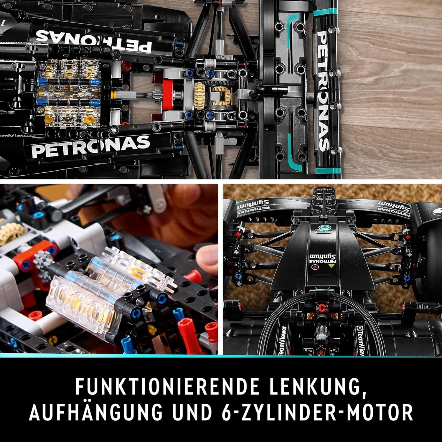 LEGO Technic Mercedes-Amg F1 W14 E Set de rendimiento para adultos, coche de carreras a escala, coleccionables para el hogar o la oficina, regalos de Fórmula 1 para hombres y mujeres 42171 Juegos de construcción Besuche den LEGO-Store