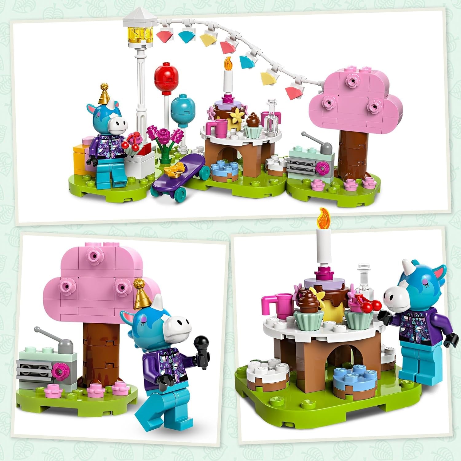 LEGO Animal Crossing Fiesta de cumpleaños de Jimmy Juguete creativo para niños Videojuego Set de animales y caballos Regalo para niñas y niños 6 años 77046 Juegos de construcción Besuche den LEGO-Store