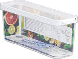 CARE + PROTECT Contenedor de alimentos inteligente, perfectamente apilable, organizador frigorífico, protege los alimentos de la humedad, mantiene los alimentos frescos por más tiempo, 2,15 L Cajas de conservación de alimentos Naty Shop 2 L
