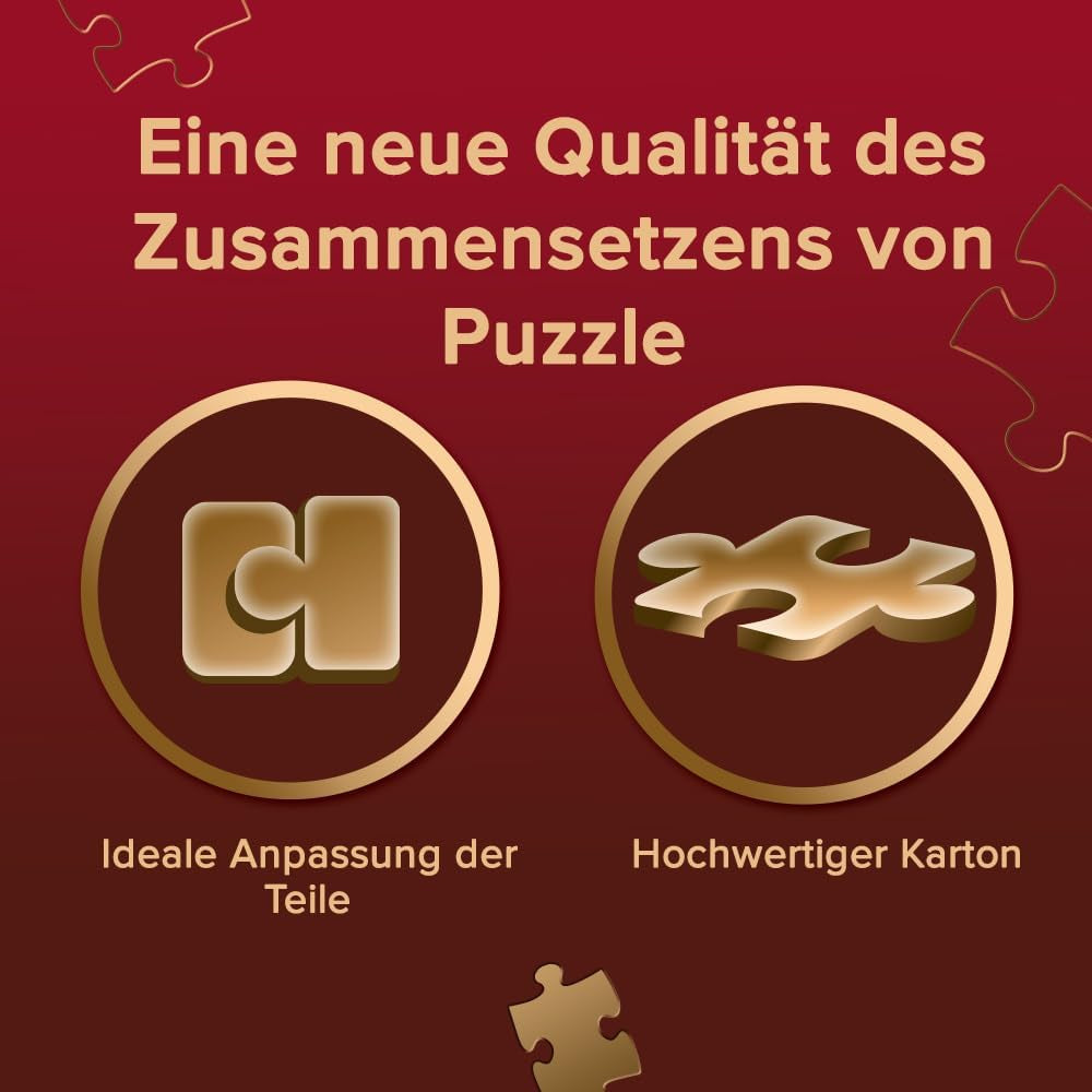 Trefl Premium plus Quality - Puzzle Tea Time: Casas Stoney Lane - 1000 piezas, Serie de imágenes pintadas nostálgicas, Combinación ideal de piezas, Para adultos y niños a partir de 12 años Puzzle Naty Shop