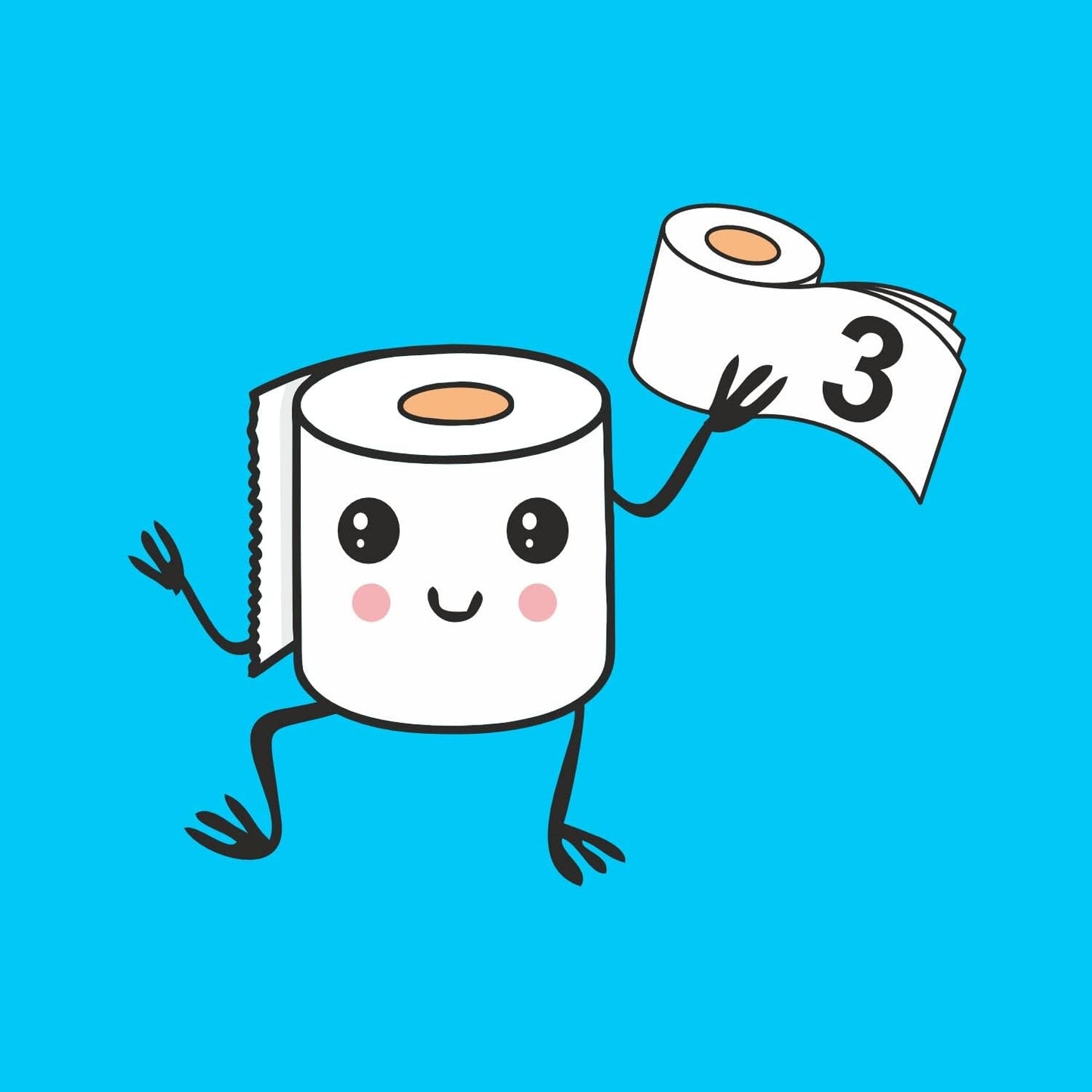 Papel higiénico Renova Skincare, 3 capas, blanco, 24 rollos