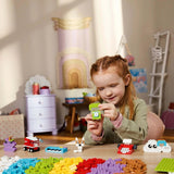 Set creativo LEGO Classic para construir y jugar - set con ladrillos de colores - construye una casa, un perro, un coche divertido, un teclado de piano y un arcoíris - set de manualidades para niños y niñas a partir de 5 años Juegos de construcción Besuche den LEGO-Store