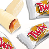 Barras de chocolate blanco Twix | Caramelo, Galletas, Chocolate Blanco | Paquete múltiple de chocolate | 5 barras (5 x 46 g) (Paquete de 5)