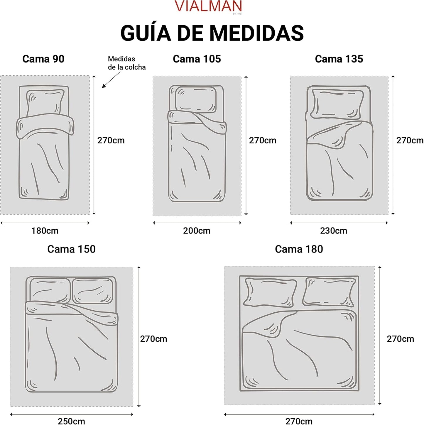 VIALMAN Manta ligera Sofia 29, Algodón Poliéster, Marrón, Cama 135: 230 X 270 Cm Camas y Mantas Besuche den VIALMAN-Store