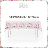Juego de fiesta de 51 piezas, platos y vasos de papel de caballo rosa, servilletas, decoración de mesa de cumpleaños para niños y niñas