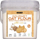 Avena Weider Gourmet (1,9 kg) sabor brownie. Avena integral. Fuente de proteínas baja en azúcar.