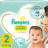 Pampers (versión antigua), bragas, talla 4, 9 kg-15 kg, paquete de tres (1 x 88 pañales)