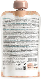 Comida húmeda para gatos pequeños con crema de pollo y pollo - Comida húmeda para gatos pequeños - Comida húmeda para gatos con crema de pollo, sin cereales, rica en proteínas, vitaminas y minerales (20 sobres x 150 g)