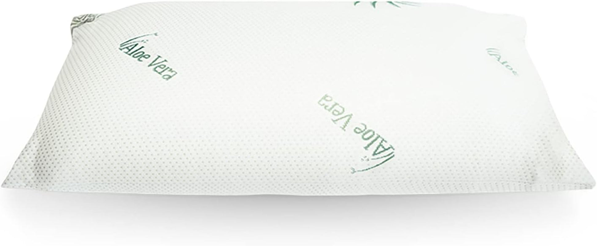 Mister Sandman Almohada Ergonómica 40X80, Almohada Cervical con Funda de Aloe Vera, Almohada Visco Perfecta para personas que duermen boca abajo, boca arriba y de lado, Almohada Viscoelástica Almohadas Ortopédicas Cervicales Naty Shop