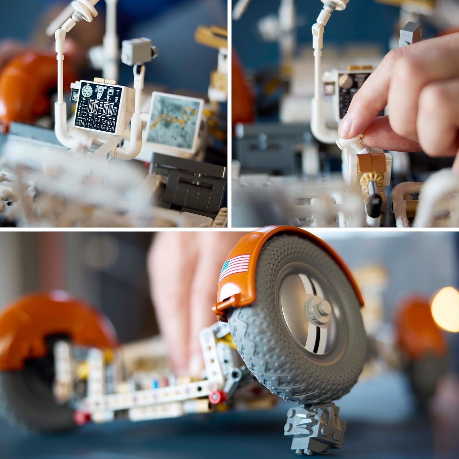LEGO Technic Vehículo itinerante lunar Apollo (LRV) de la NASA, modelo de vehículo lunar para adultos, coleccionable espacial para entusiastas de la ciencia, juguete de construcción, modelo de vehículo espacial 42182 Juegos de construcción Besuche den LEGO-Store