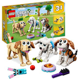 LEGO 31137 Creator Lindo Set de Perros 3 en 1 con Figuras de Animales: Salchicha, Pug, Caniche y Más, Juguete para Niños Mayores de 7 años, Regalo para los Amantes de los Perros Juegos de Construcción Besuche den LEGO-Store Default Title