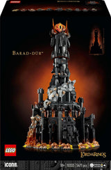 LEGO Icons El Señor de los Anillos: Juego de construcción para adultos Barad-Door con minifiguras de Sauron, Gothmog, Orco, Frodo, Sam y Gollum Recuerdos de la película Coleccionable para fanáticos 10333 Juegos de construcción Beuche den LEGO-Store